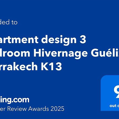 Apartment Design 3 Bedroom Hivernage Gueliz Marrakech K13 Marrakesch Exterior foto